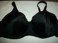 LEADING LADY UNDERWIRE BRA SIZE 50B STYLE 5028 BLACK COLOR PADDED CUPS NWOT