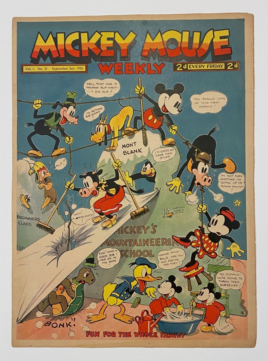 Mickey magazine 1954年8月号 No.186 Mickey magazine 1954年8月号 No.186 Vintage 1988 Mickey