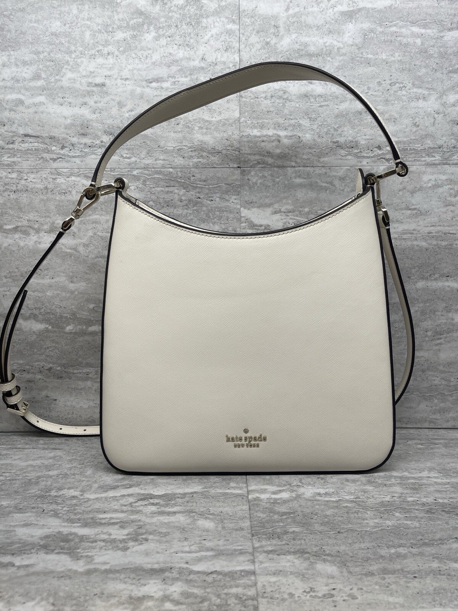Kate Spade Wellesley Ivory White Leather Shoulder Bag Purse  Kate Spade Ivory Satchel Bag display picture 1