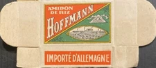 Vintage 1930's Small HOFFMANN STARCH Advertising BOX - Germany “New Old Stock”