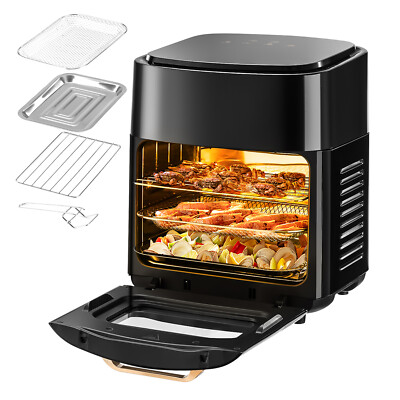 8-in-1 Air Fryer Oven 13 Quart 1400 W Electric Hot with Digital Touch Screen