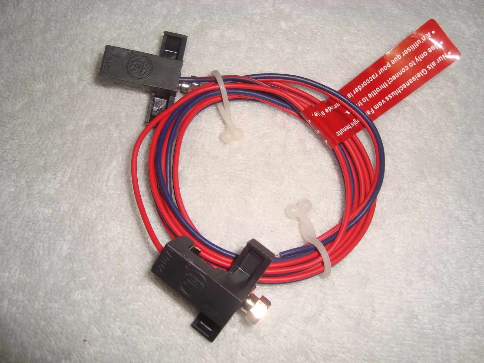 LGB G Scale Track Power Cable With Connectors - Feeder Wires For Garden Railways