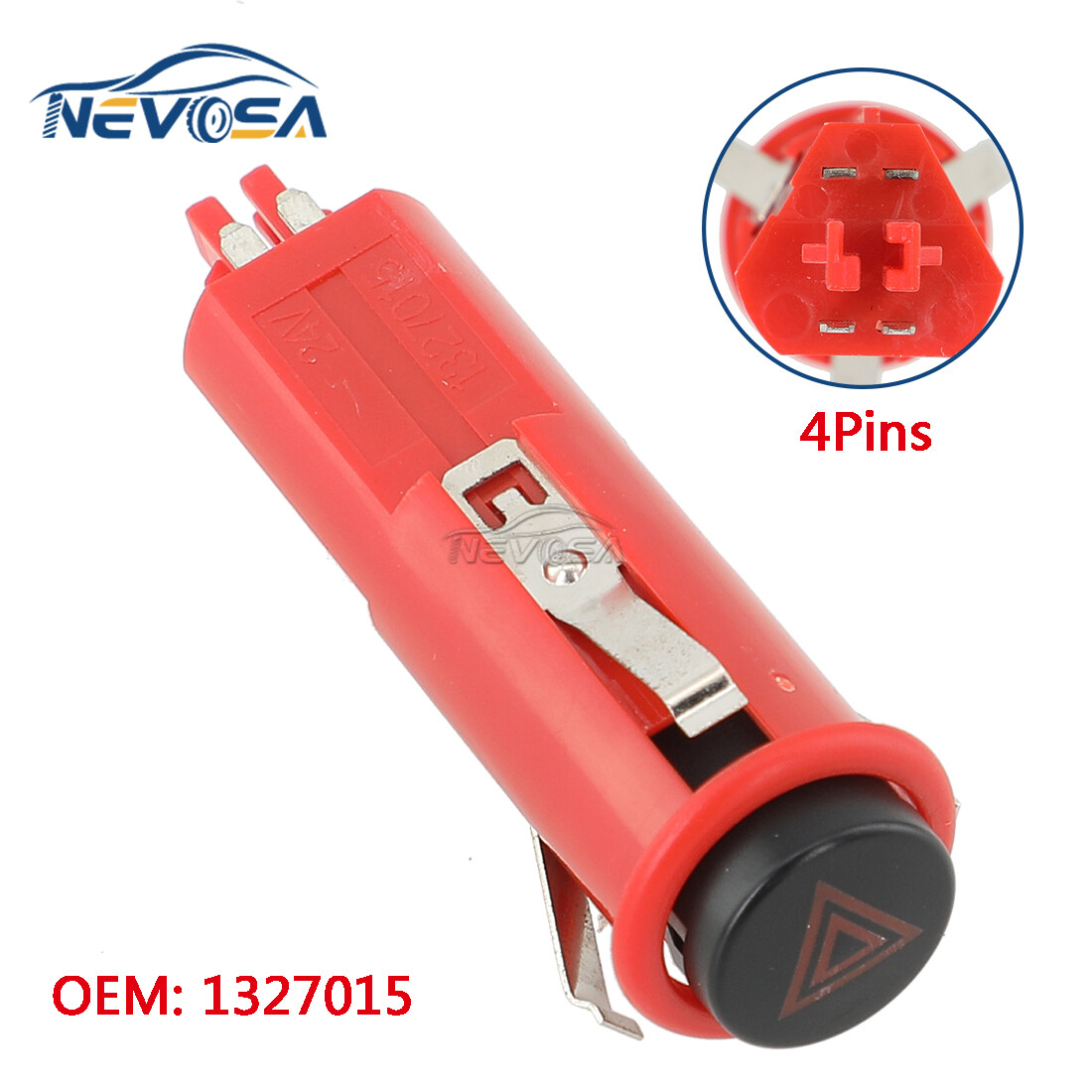 1327015 Hazard Light Switch 24V For Scania 4-Series Bus 4-/F-/K-/N