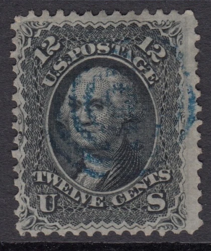 1867, Sc #90 E GRILL?  WASHINGTOON - USED - NICE STAMP
