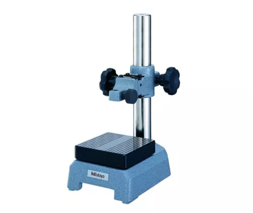 215-405-10 Mitutoyo Indicator Stand with Square Anvil & 12.5" Tall Post