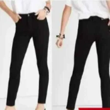 Madewell 9" High Rise Skinny Jeans Women's Size 29 Ankle Pants Black