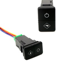 Factory 12v Dual Push Button Switch Wkangarooroo Light For Toyota Fog Drl Etc