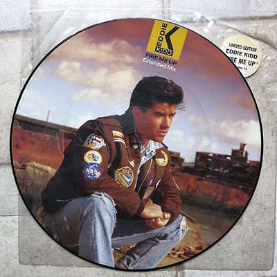 Eddie Kidd    Fire Me Up  Picture Disc 12''  WEA    W7999TP