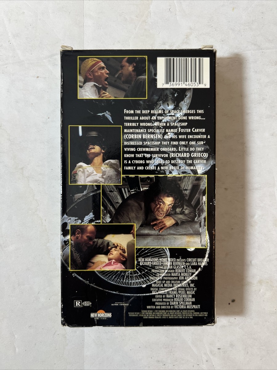 Circuit Breaker (VHS, 1997) Richard Grieco - Rare Horror Sci-Fi