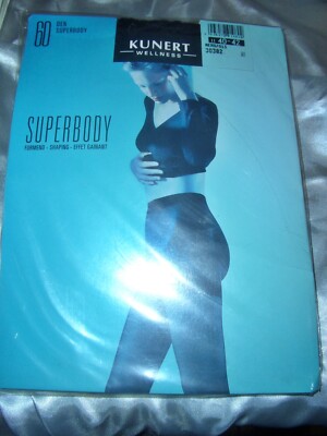 Kunert SUPERBODY 60 den formende Strumpfhose Gr.40-42 SCHWARZ Support Tights OVP
