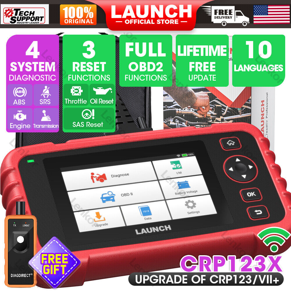  2023 Newest LAUNCH CRP123I OBD2 Scanner, Lifetime Free