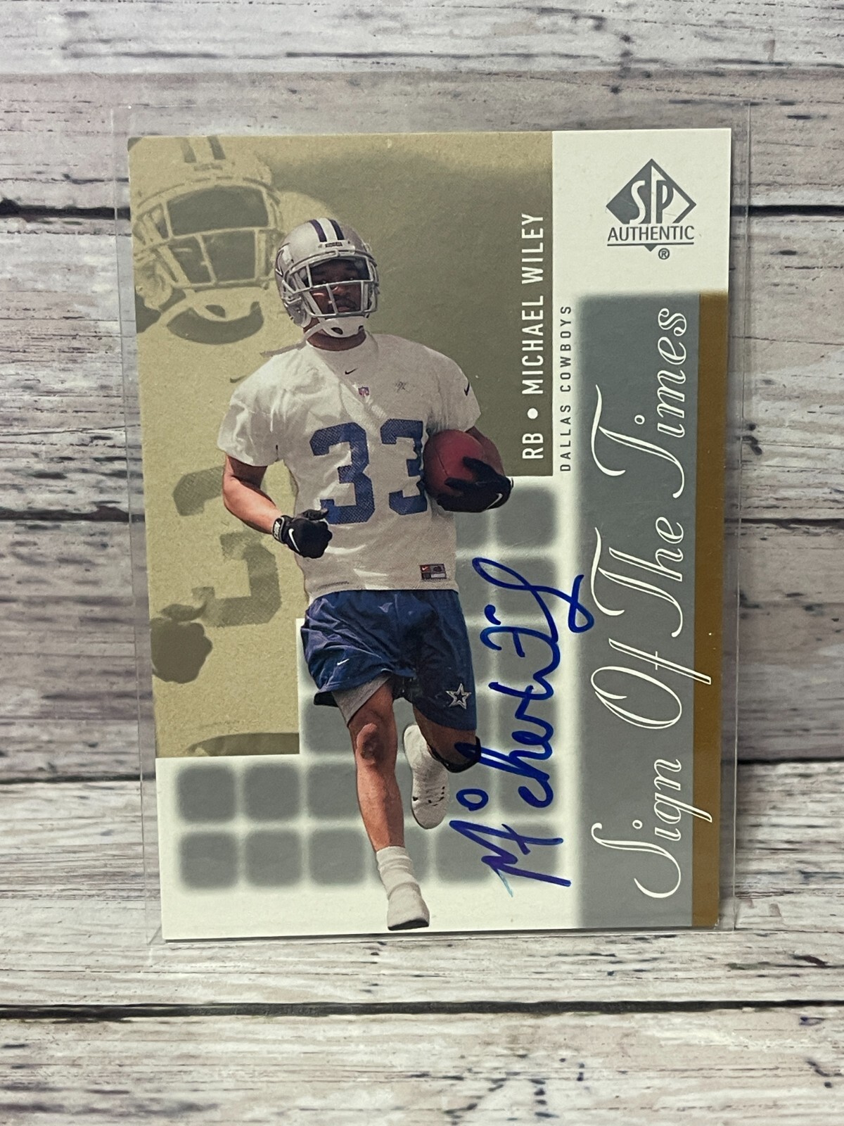 2000 SP Authentic Sign of the Times #MW Michael Wiley