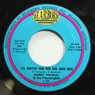 Hear! Country 45 Bobby Thomas - Ill Match You For The Juke Box / For Just A Minu