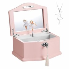 Ballerina Musical Jewelry Box with Mirror for girls  Kid's Jewelry Storage