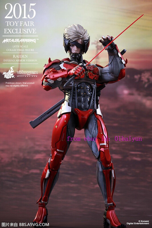 Hot Toys VGM19 1/6 Metal Gear Rising Revengeance Raiden Inferno 
