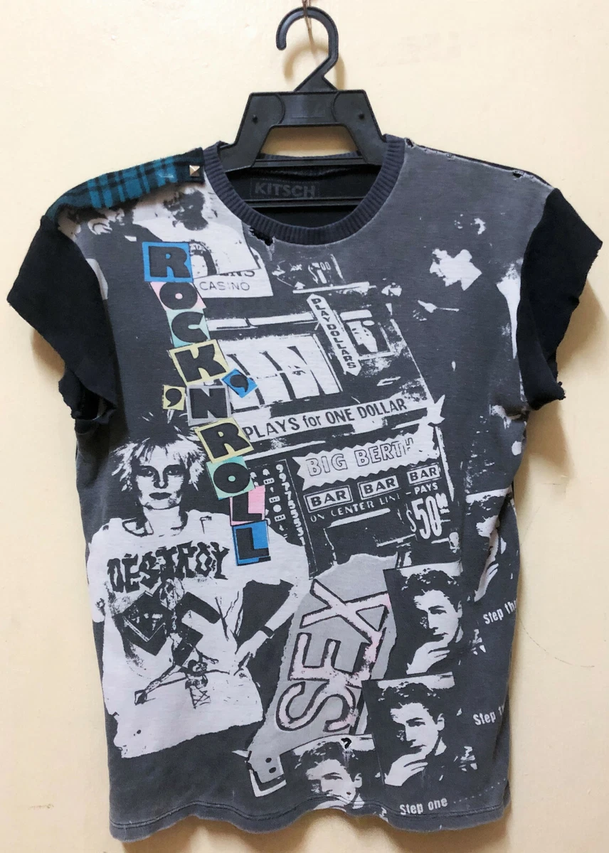 VINTAGE KITSCH-22 VIVIENNE WESTWOOD T-SHIRT JOHN DOVE MOLLY WHITE SEDITIONARIES