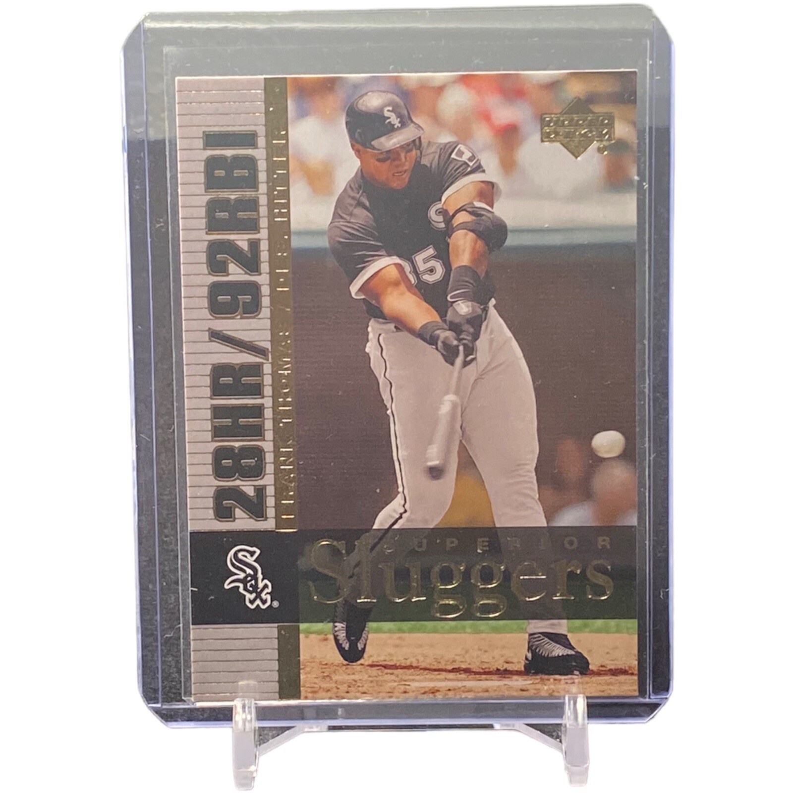 Frank Thomas 2003 Upper Deck Superior Sluggers White Sox Card #S17 W/ Top Loader