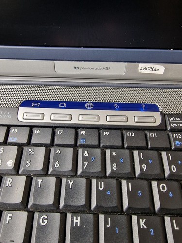 Vtg Hp Pavilion Ze5700 Intel Celeron 2800MHz For Parts Read Description - Picture 10 of 22