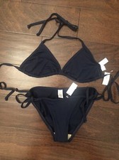 gap womens navy bikini