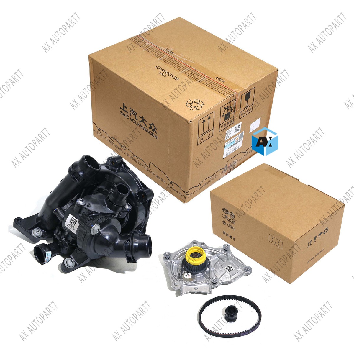 OEM Water Pump With Thermostat For VW Jetta Passat Beetle 2.0T 1.8T – 06K121111M