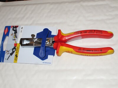 Knipex Vde Drahtabisolierer + Kabelschneider 2 in 1 Zange KPX1366180