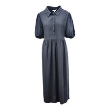 M&S Collection Modal Rich Checked Midi Shirt Womens Dress RRP £35.00