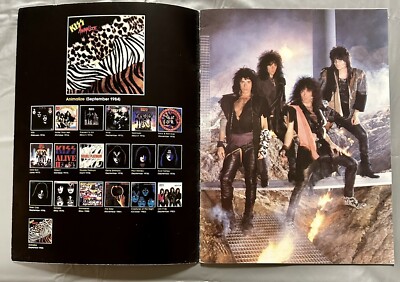 KISS ANIMALIZE World Tour 84/85 Tour Book Program Eric Carr Mark