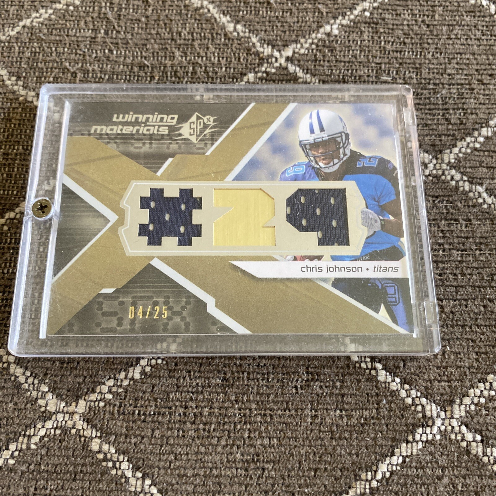 Chris Johnson SPx Winning Materials #WMCO Base