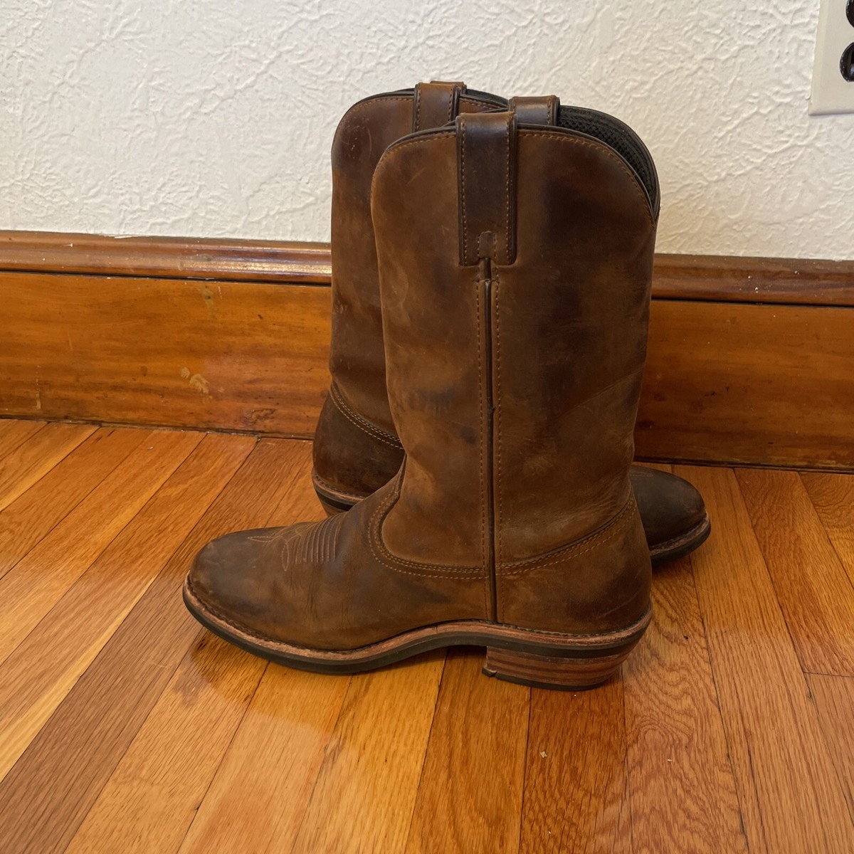 Dan Post Albuquerque Waterproof Work Boot DP69681, Distressed Mid Brown Sz 10 D ALBUQUERQUE WATERPROOF LEATHER BOOT by DAN POST – Dan Post Boots main image 3