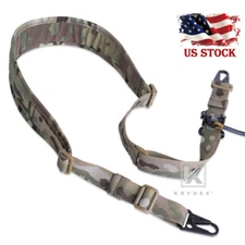 KRYDEX Modular Sling 2/1 Point Padded Tactical Shooting Sling  MC Camo