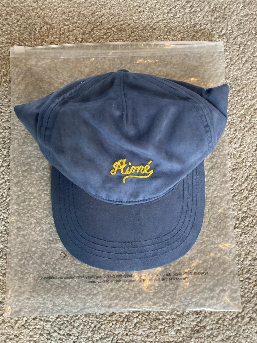 Aime Leon Dore Brushed Nylon Chain Stitch ALD Hat Cap “Vintage Indigo” SS23