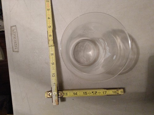 Glass Hurricane Lamp Chimney WInter Scene For Oil Kerosene 7 1/2 NonProfit EDU - Picture 3 of 9