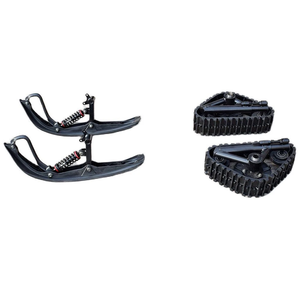 Go Karting UTV багги Quad спереди пластиковые лыжи ATV велосипед снег трек резиновый - Изображение 2 из 4