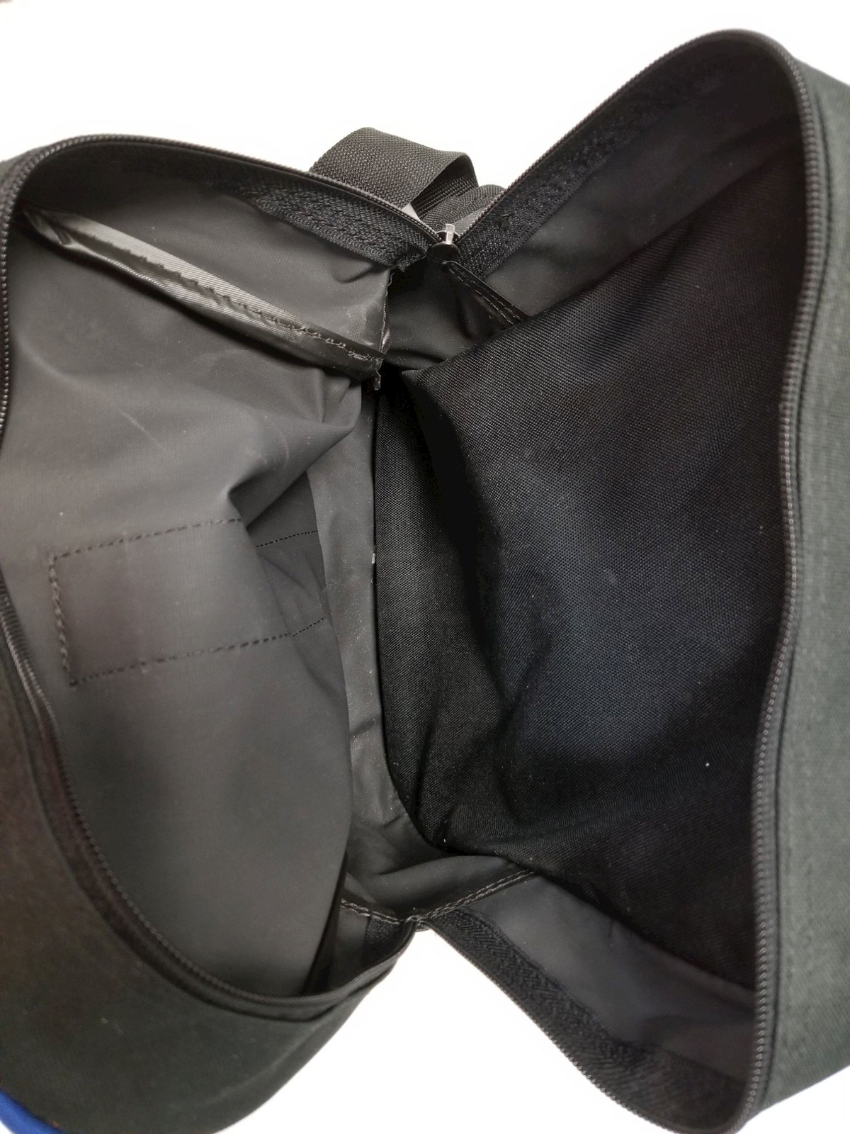 STORM Bowling Bag Single Ball Blue Black Canvas Shoulder Strap Top