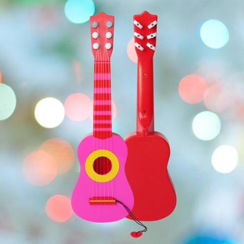 Kids Guitar Plastic Guitars Toy 6 String Developmental Musical Instrument - Picture 8 of 12
