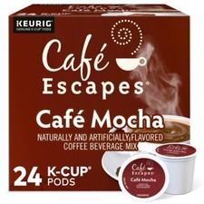 Cafe Escapes Cafe Mocha Keurig K-cups