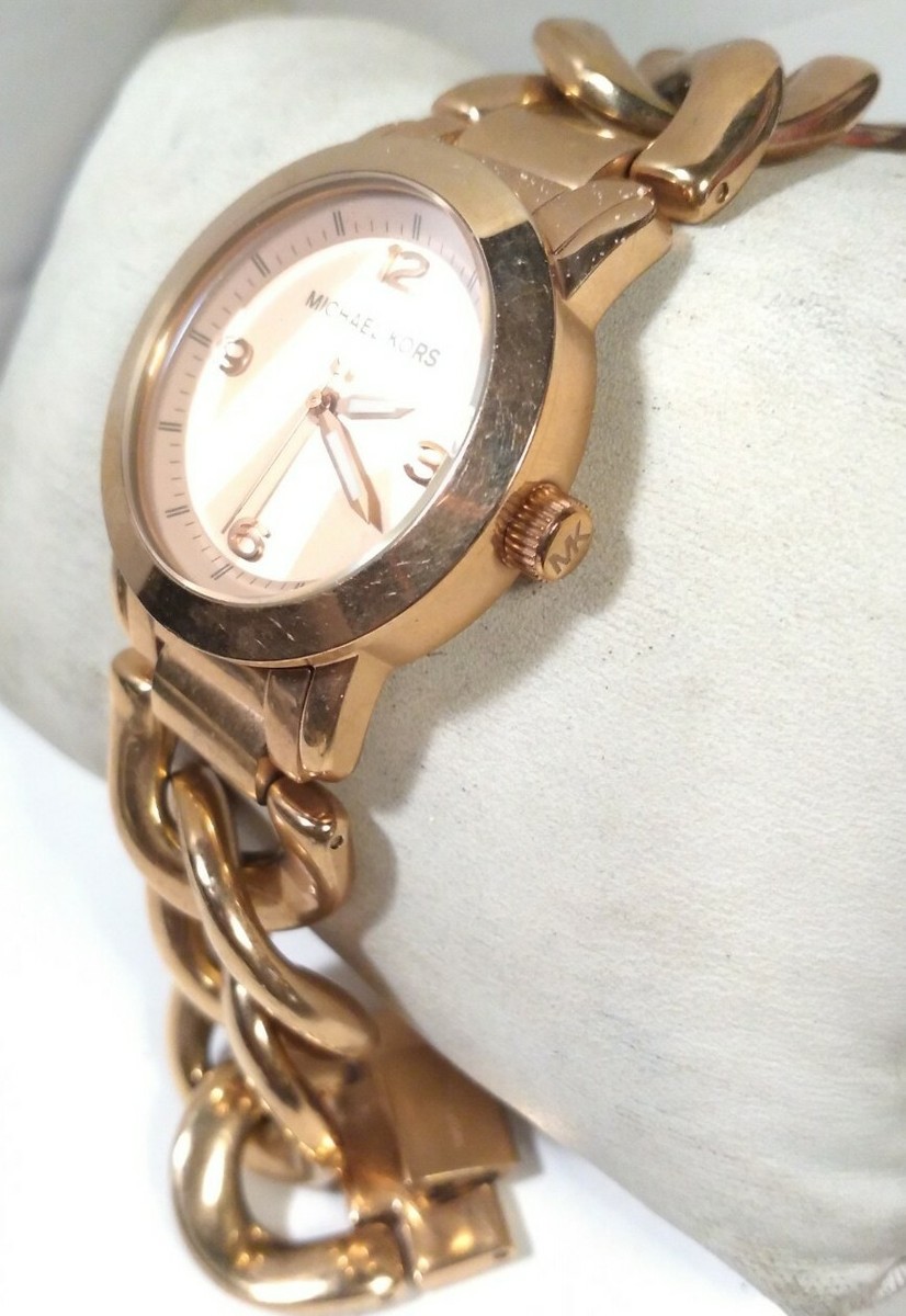 Women Michael Kors Watch Runway Mk3238 Rose Gold Case Steel  display picture 2