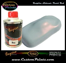INSPIRE AIRBRUSH PEARL RED 8oz (SOLVENT), CUSTOM PAINT, HOK, ARTIST, HOTROD 