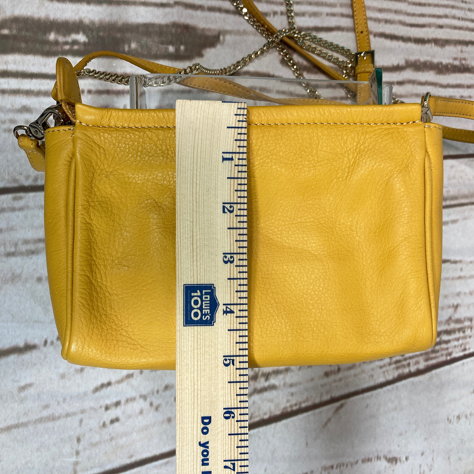 Massaccesi Crossbody Purse Made In Italy Yellow Tone … Gem