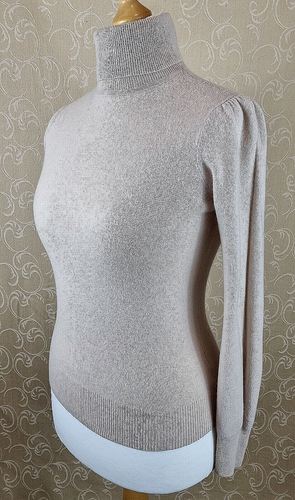 Cashmere Light beige Jumper Polo Neck 