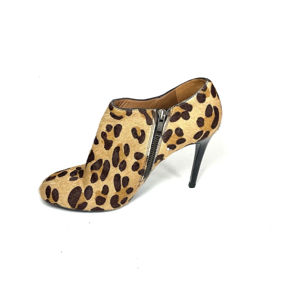 Botines Zara Mujer Colección Crucero Estampado Leopardo Pelo de Becerro Talla 40 Foto 4 de 4