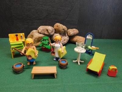 Playmobil Sauna-Set (Serie 18 Boys 70369 u. Saunagirl), ohne OVP!