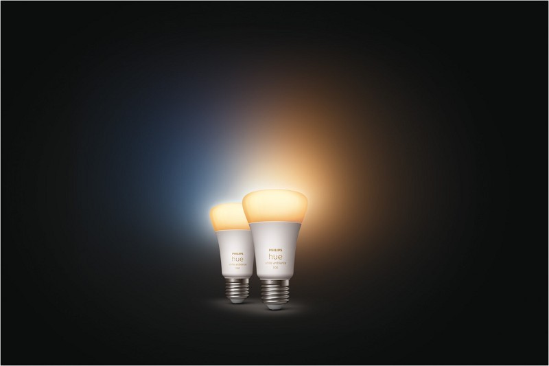 hue LED-Lampe Wh. Amb. 8W A60 E27 2er Pack Thumbnail 4