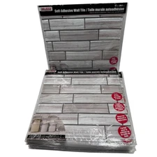 Lot of 24 Tool Bench Hardware Self-Adhesive Wall Tiles Peel & Stick 12x12 NEW