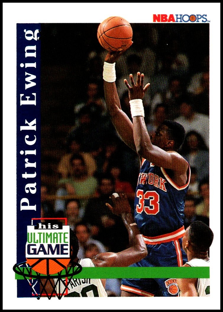 1992-93 NBA Hoops #NNO Patrick Ewing - Ultimate Game HOF FREE SHIPPING!