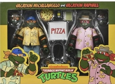 NEW NECA Teenage Mutant Ninja Turtles Vacation Leonardo and Vacation Donatello