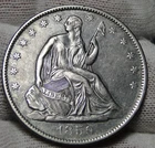 1859-O seated liberty half dollar
