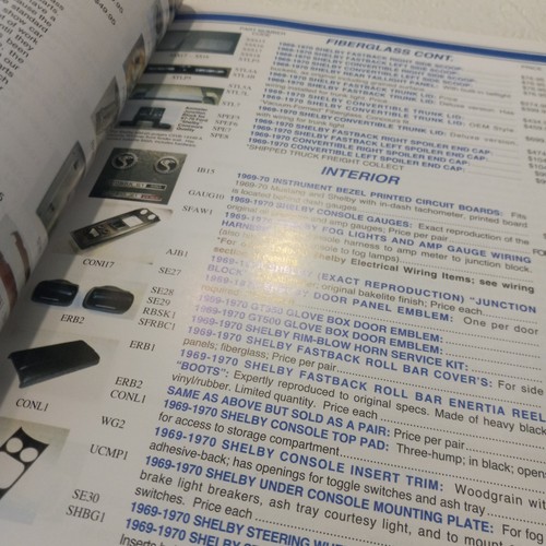 Tony D. Branda Shelby and Mustang / 1965-1970 Parts Catalog / 2008 / 40th Ann - Picture 5 of 6