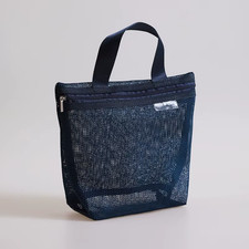1Pcs Portable Mesh Shower Bag,Handheld Makeup Pouch  Gym Bag Storage Bag Toilet