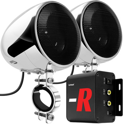 Bluetooth Motorcycle Speakers and Amplifier Audio Sound System, 4 Inch Weatherpr